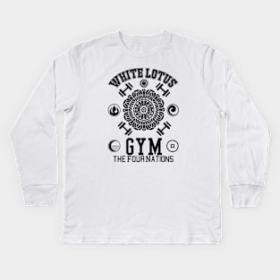 Order of the White Lotus Gym Kids Long Sleeve T-Shirt